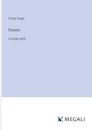 Poems: in large print von Megali Verlag